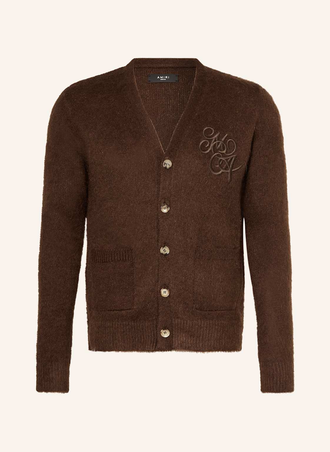 Amiri Strickjacke Mit Mohair braun Amiri Strickjacke Mit Mohair braun von AMIRI