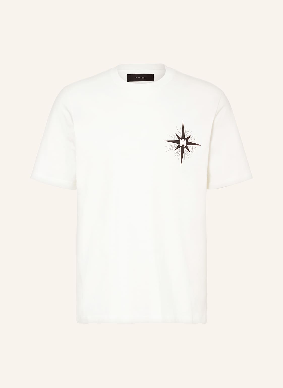 Amiri T-Shirt Starburst weiss von AMIRI