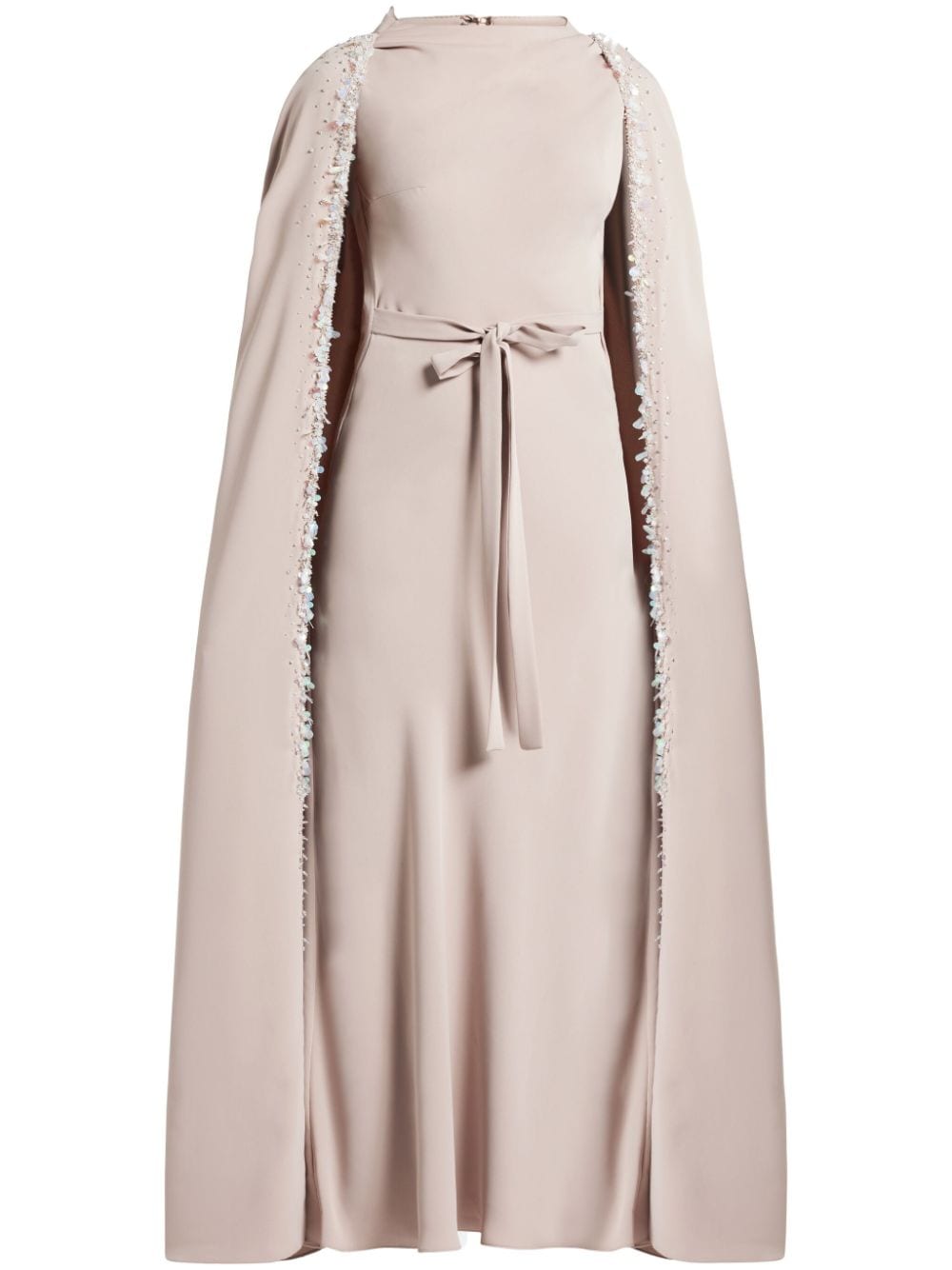 ANATOMI Essia cape-design dress - Neutrals von ANATOMI