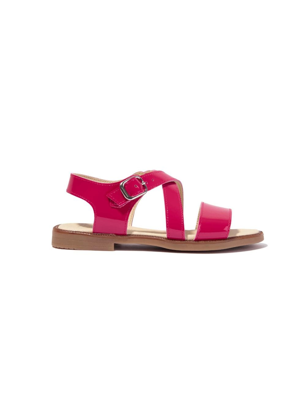 ANDANINES cross-straps leather sandals - Pink von ANDANINES