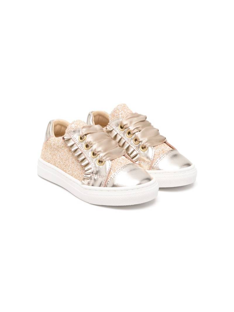 ANDANINES glitter sneakers - Neutrals von ANDANINES