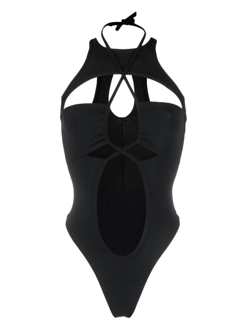 ANDREĀDAMO cut-out one-piece - Black von ANDREĀDAMO