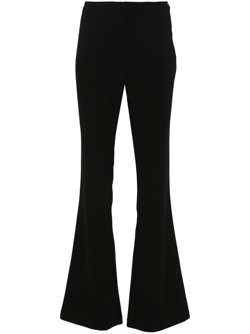 ANDREĀDAMO flared-design trousers - Black von ANDREĀDAMO