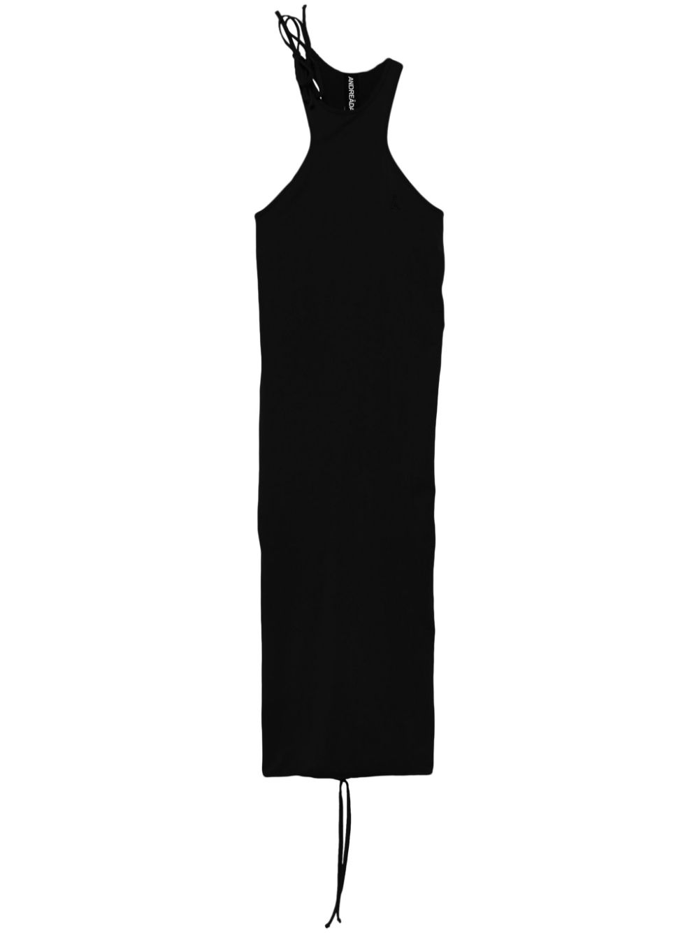 ANDREĀDAMO sleeveless jersey midi dress - Black von ANDREĀDAMO