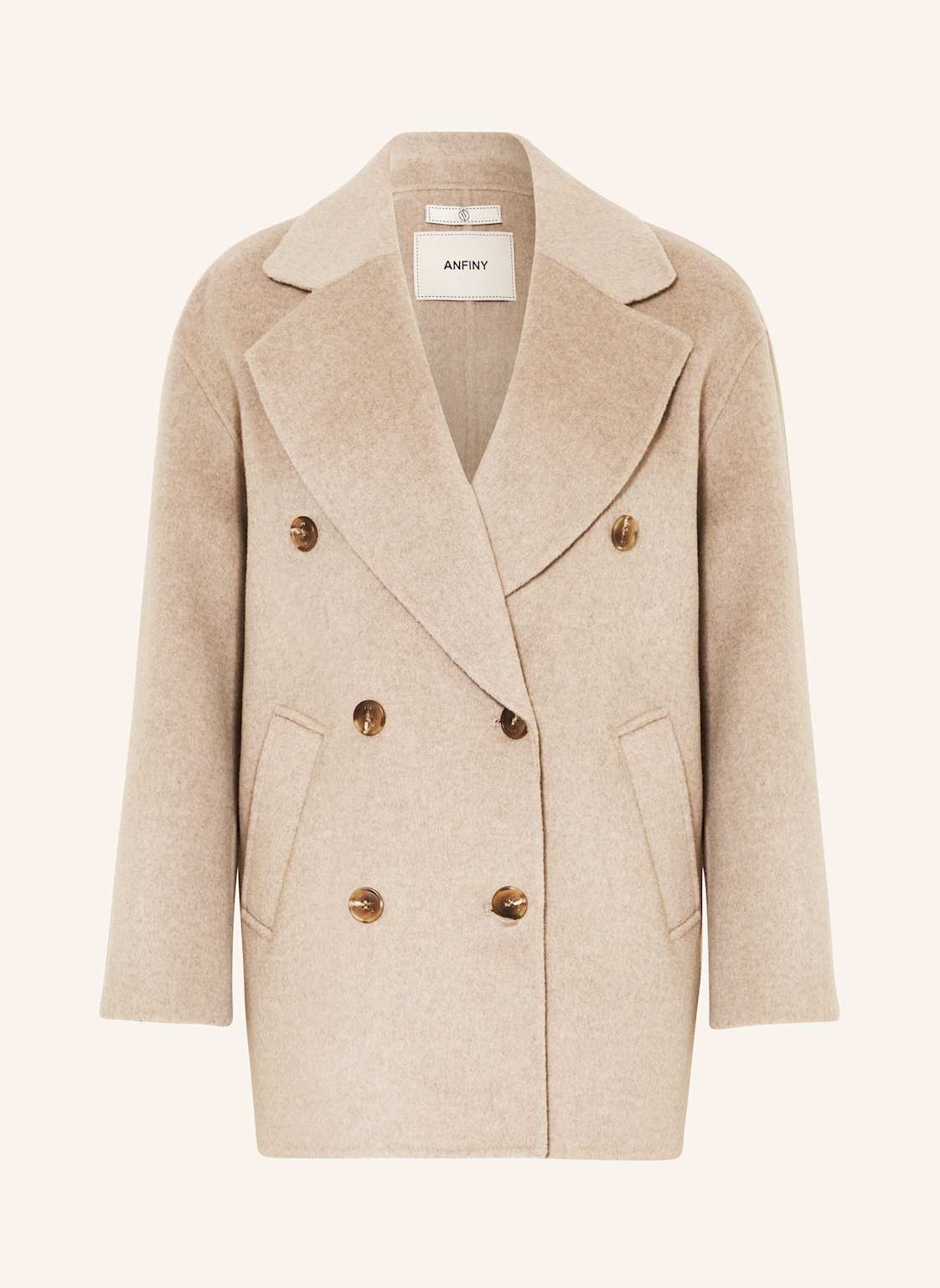 Anfiny Cabanjacke Kate beige von ANFINY