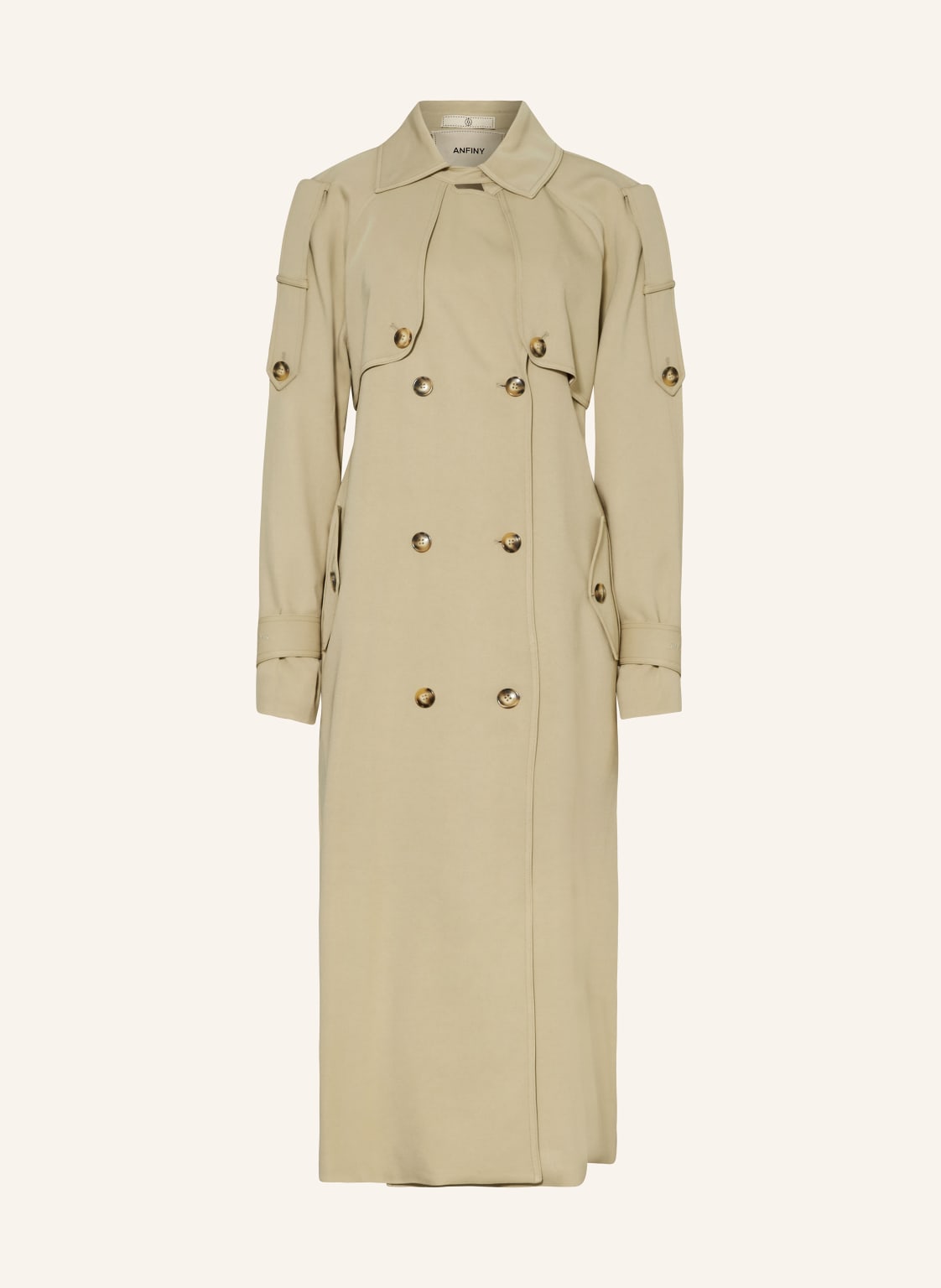 Anfiny Trenchcoat Evita beige von ANFINY