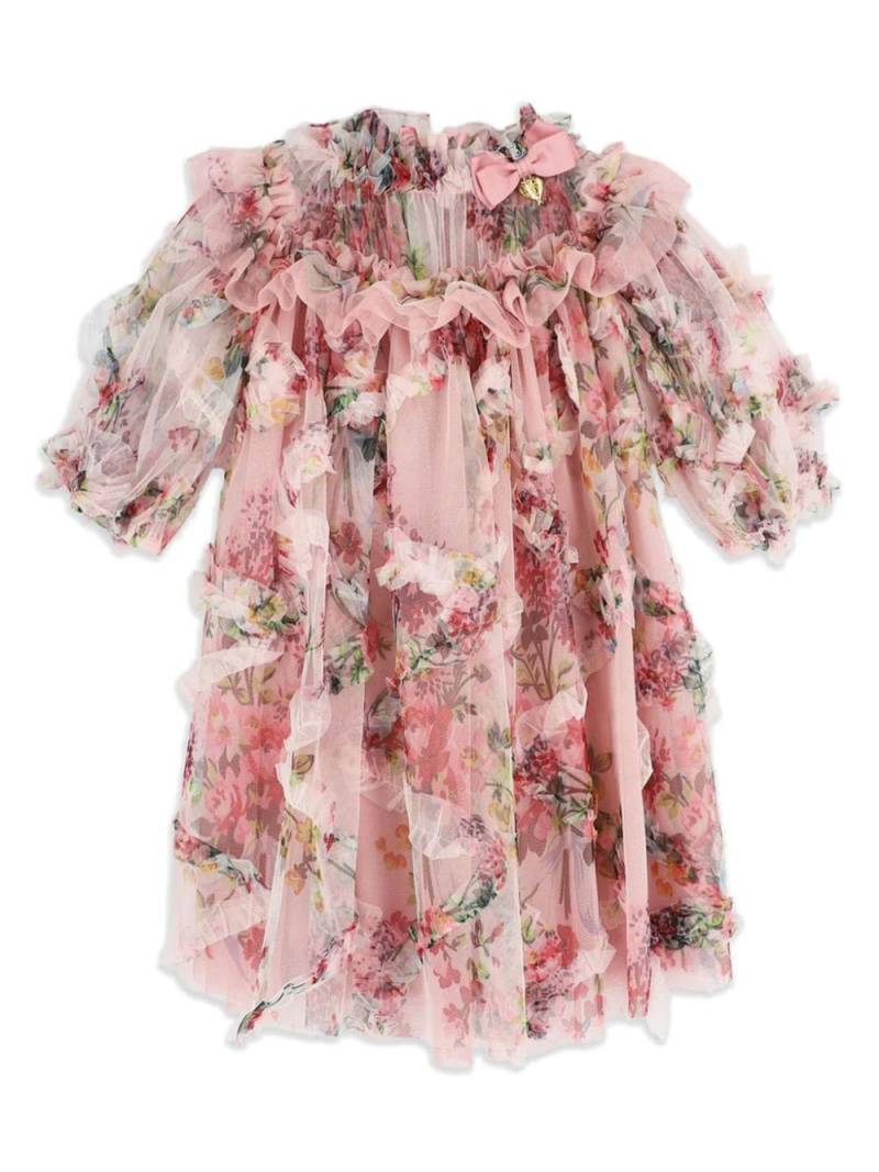 ANGEL'S FACE KIDS Luella Floral Tulle dress - Pink von ANGEL'S FACE KIDS