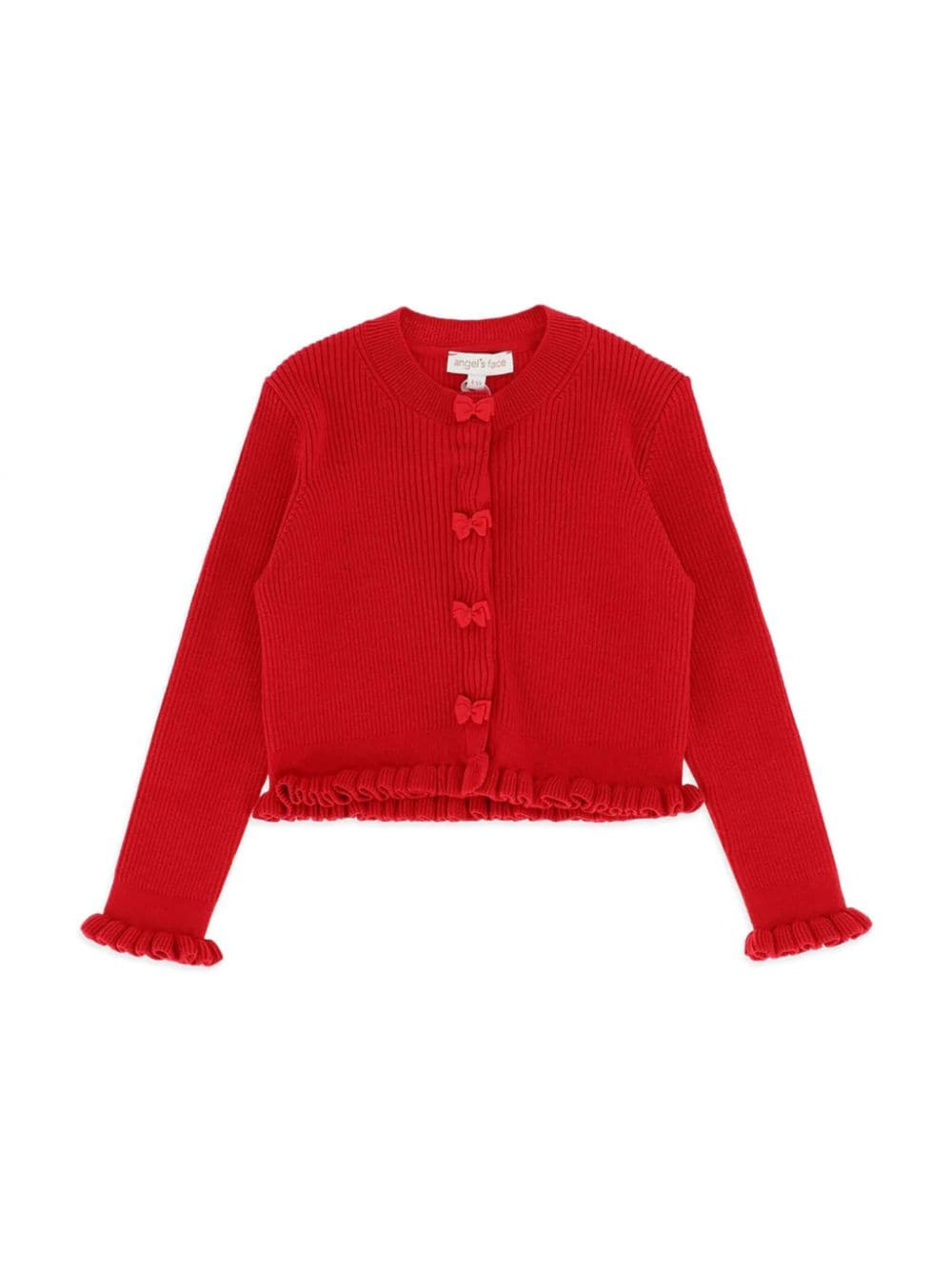 ANGEL'S FACE KIDS Tyler Ribbed cardigan - Red