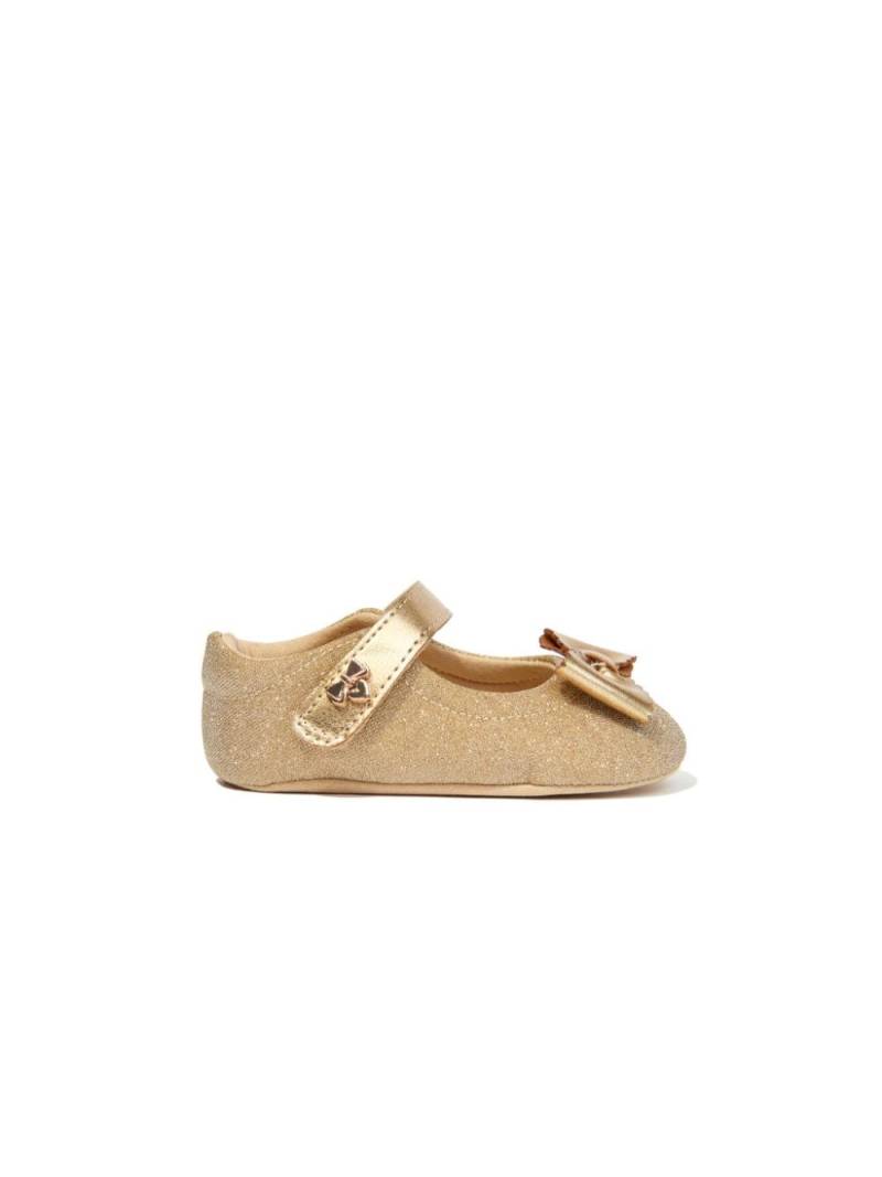 ANGEL'S FACE KIDS bow-detailing ballerina shoes - Gold von ANGEL'S FACE KIDS