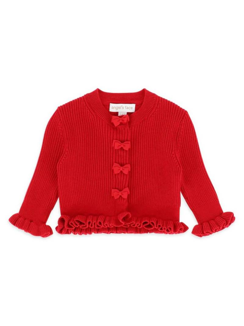 ANGEL'S FACE KIDS bow-detailing knit top - Red von ANGEL'S FACE KIDS