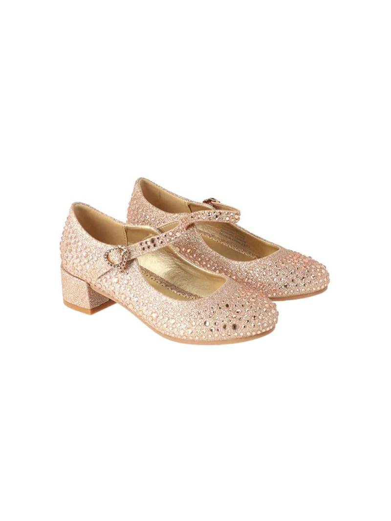 ANGEL'S FACE KIDS heeled ballerina shoes - Pink von ANGEL'S FACE KIDS