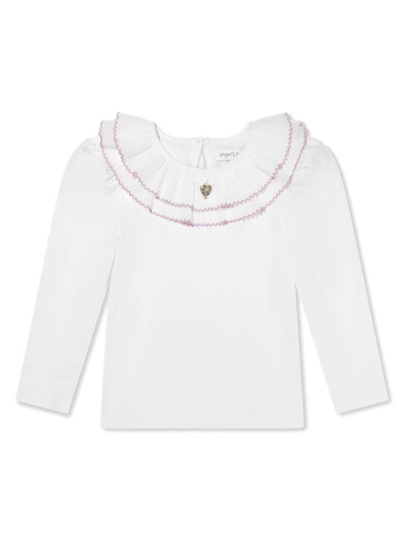 ANGEL'S FACE KIDS ruffle-detail sweatshirt - White von ANGEL'S FACE KIDS