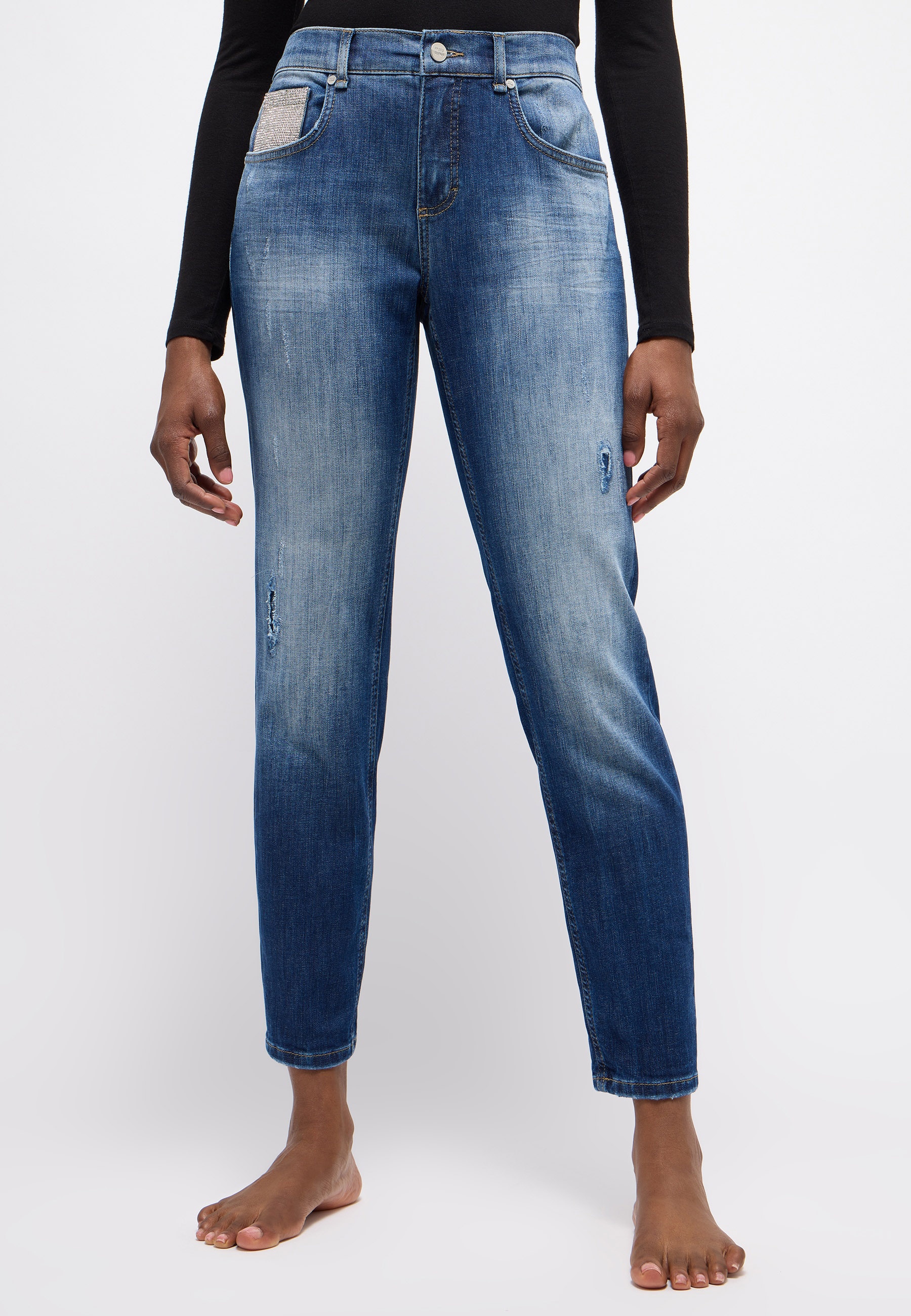 ANGELS 5-Pocket-Jeans »LIZ BELT«, mit Gürtel ANGELS 5-Pocket-Jeans »LIZ BELT«, mit Gürtel von ANGELS