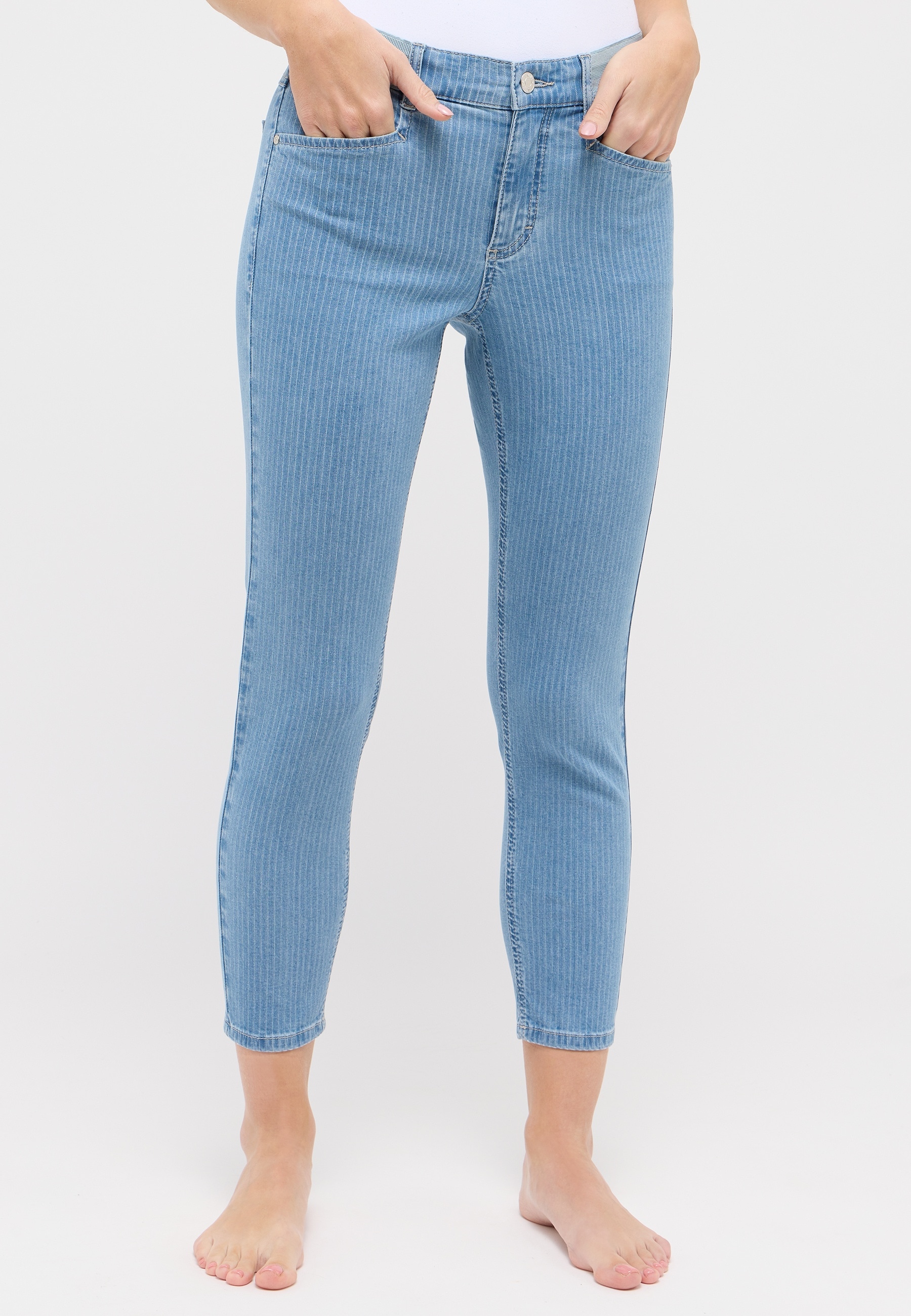 ANGELS Ankle-Jeans »ORNELLA SPORTY«, Indigo Stripe ANGELS Ankle-Jeans »ORNELLA SPORTY«, Indigo Stripe von ANGELS