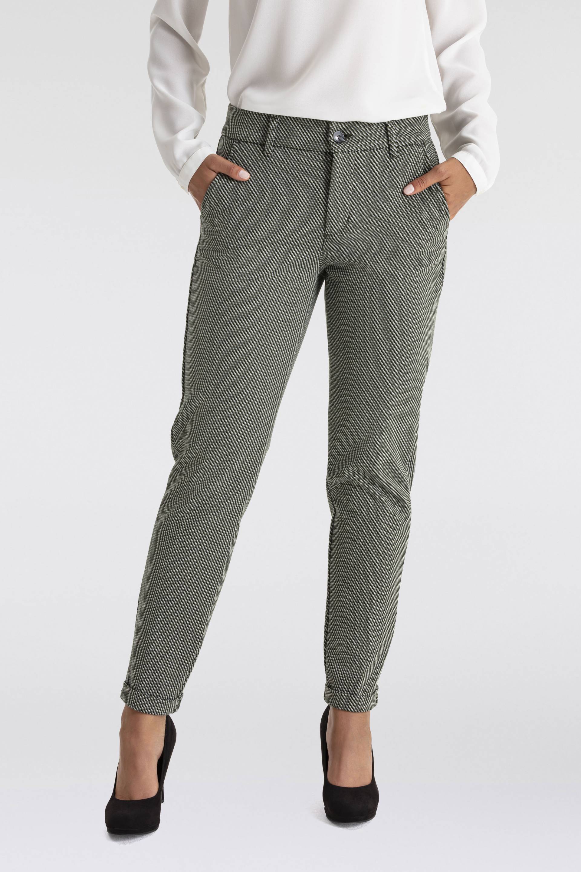 ANGELS Chinohose »LOUISA CHINO«, mit Strukturmuster ANGELS Chinohose »LOUISA CHINO«, mit Strukturmuster von ANGELS