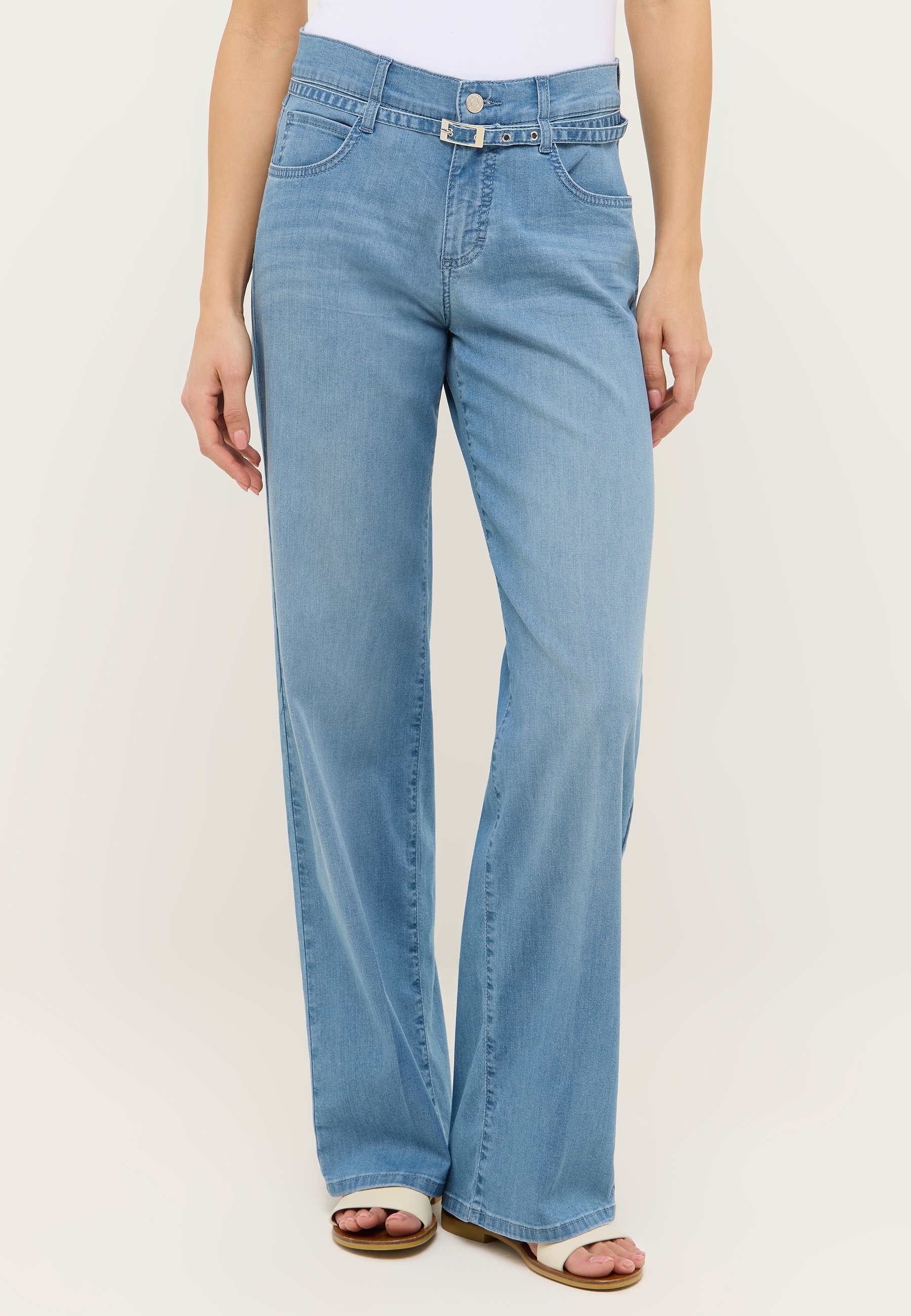 ANGELS Relax-fit-Jeans »LIZ BELT«, mit integriertem Gürtel von ANGELS