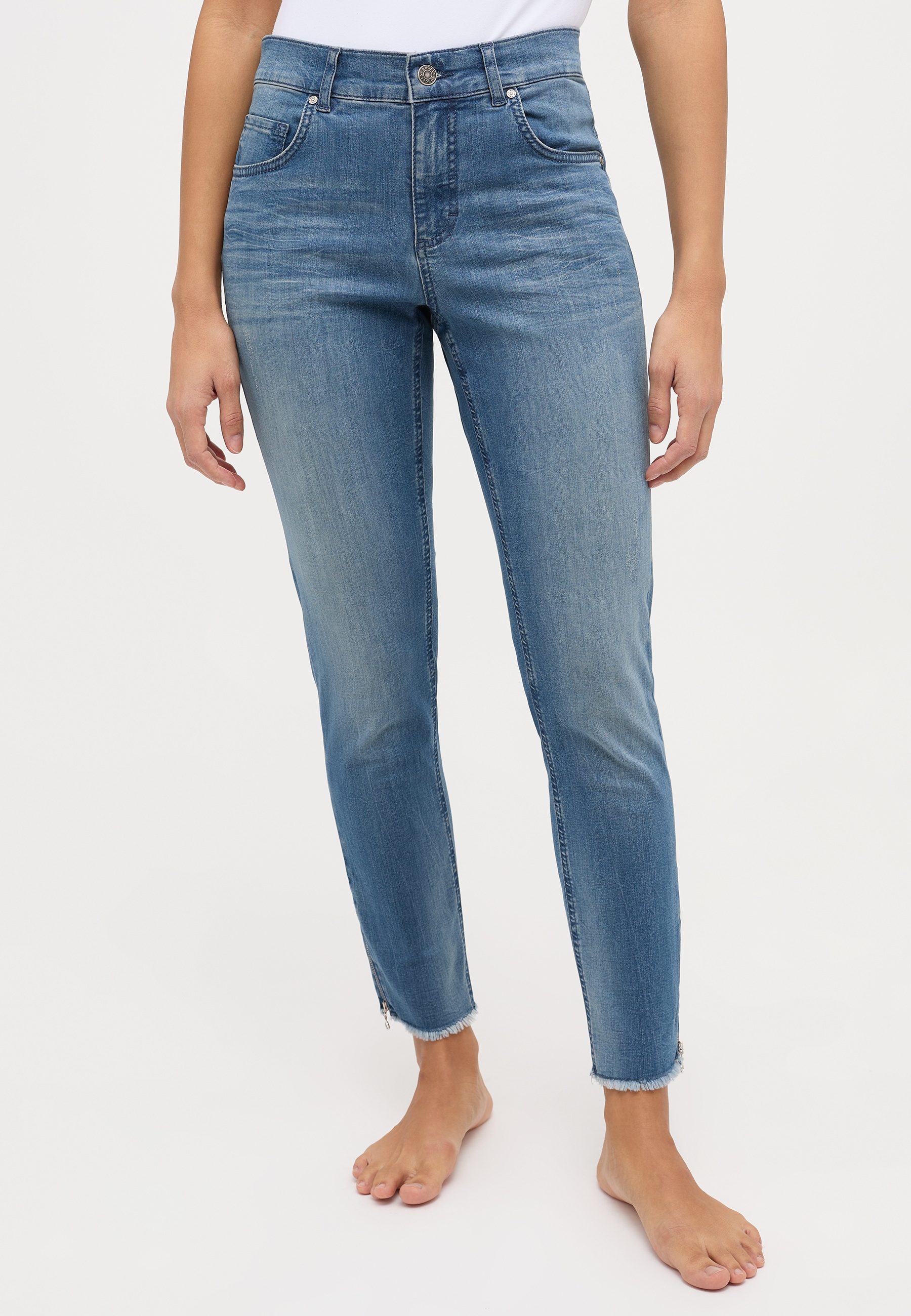 ANGELS Skinny-fit-Jeans »Ankle Zip Fringe« von ANGELS