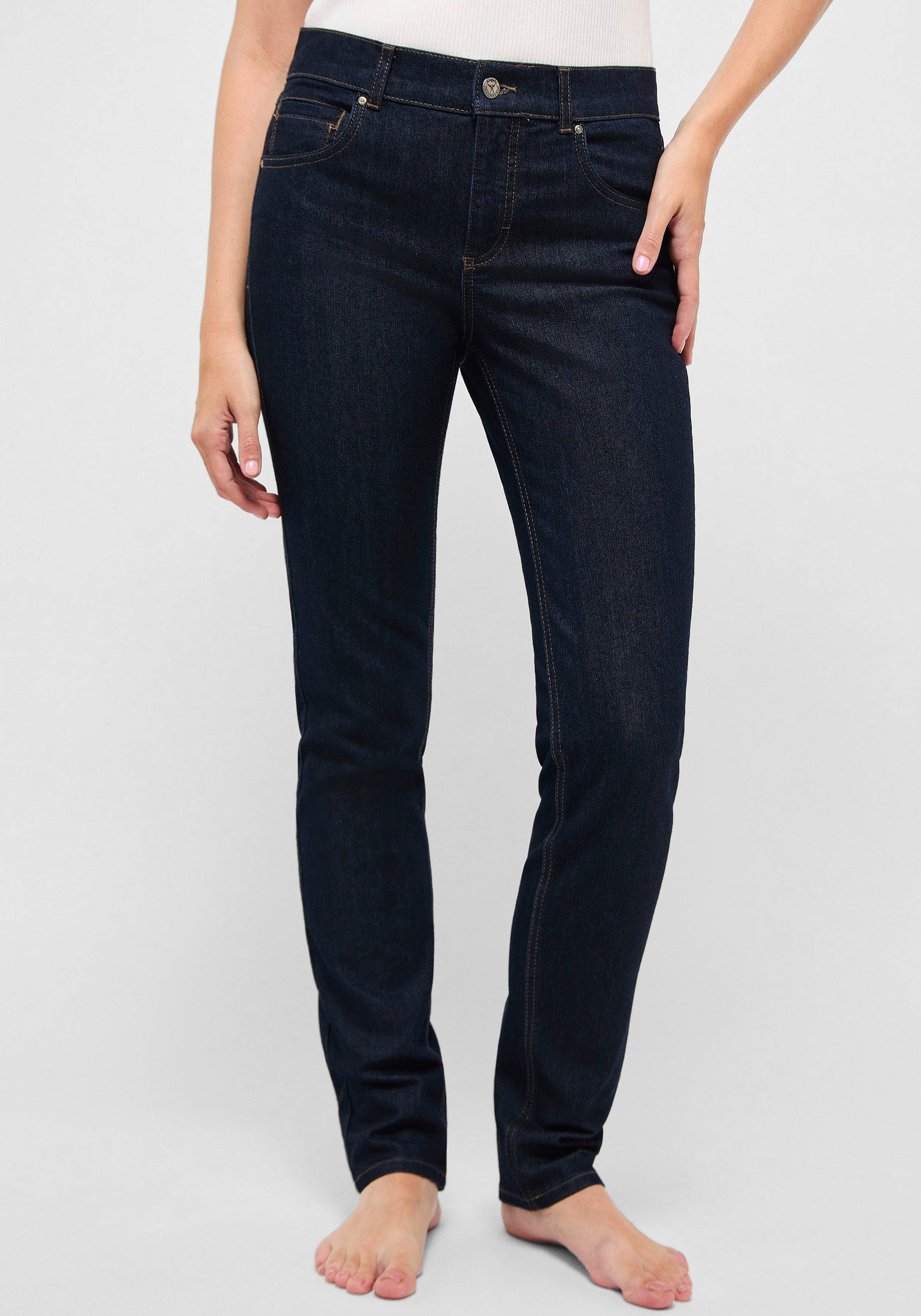 ANGELS 5-Pocket-Jeans »CICI«, aus sportivem Denim von ANGELS