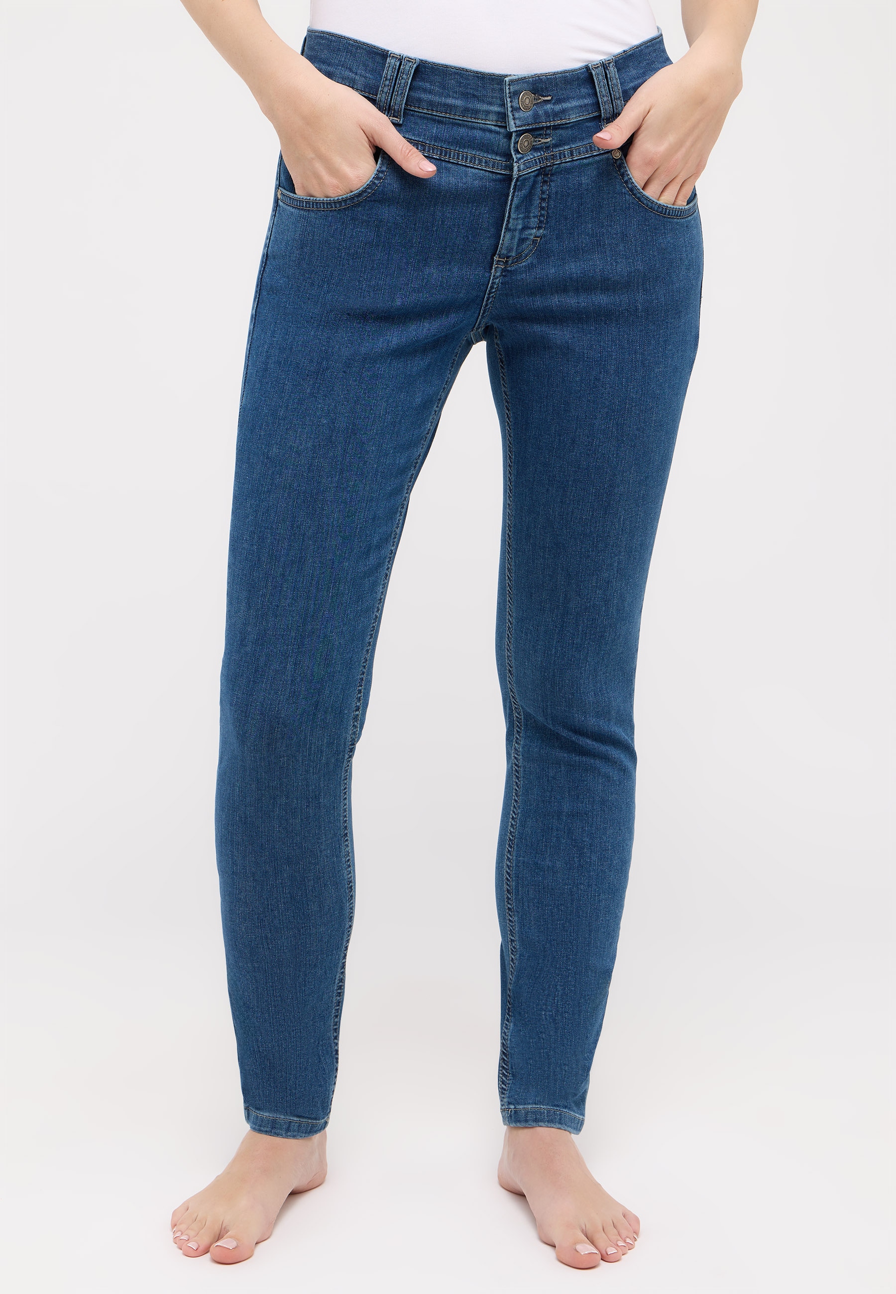 ANGELS Slim-fit-Jeans »SKINNY BUTTON« von ANGELS