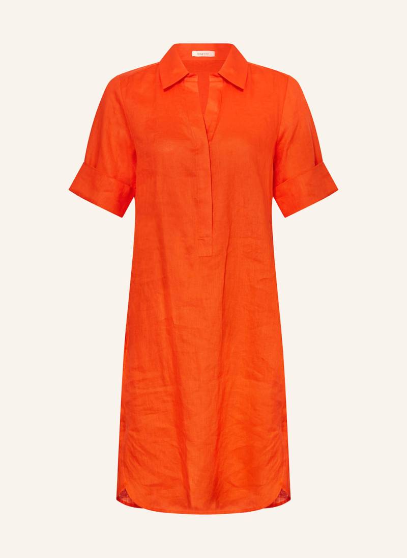 Angoor Leinenkleid Diana orange von ANGOOR