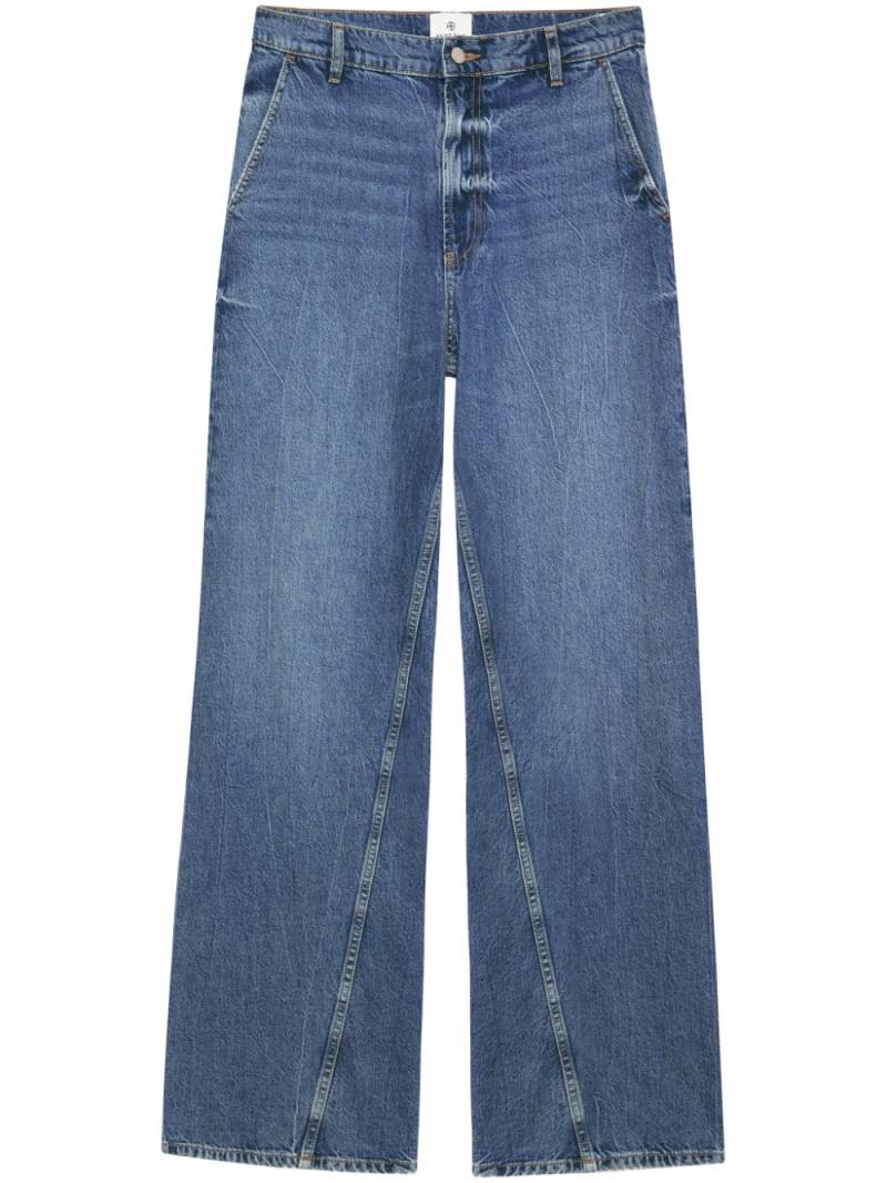 ANINE BING Briley straight-leg jeans - Blue von ANINE BING