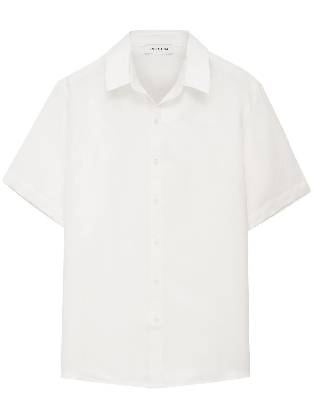 ANINE BING Bruni short-sleeve shirt - White von ANINE BING