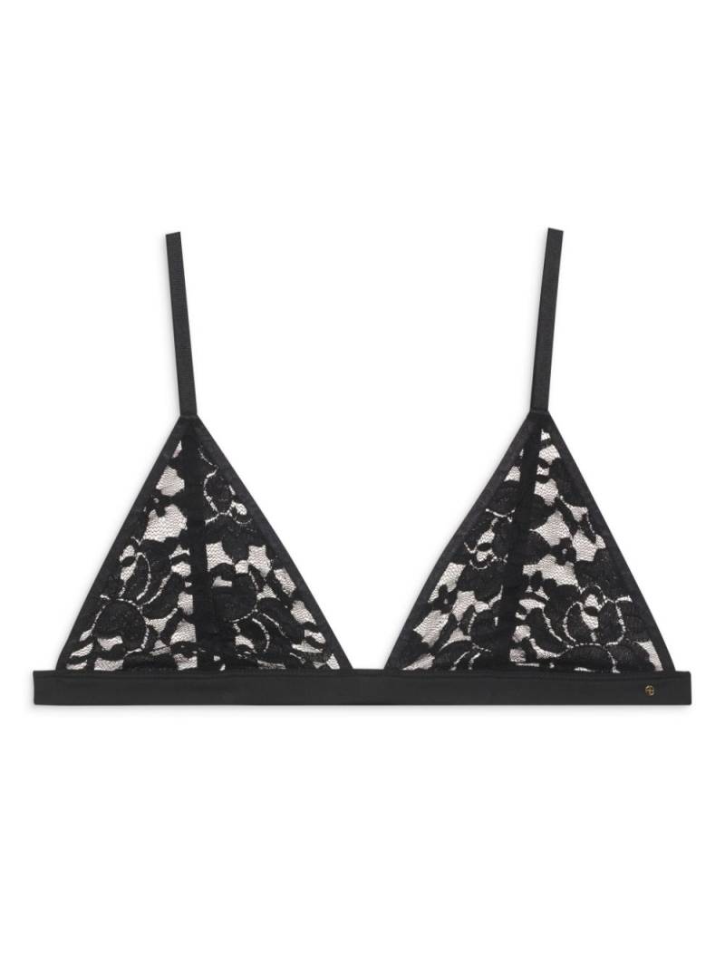 ANINE BING Eldra floral-lace bralette - Black von ANINE BING