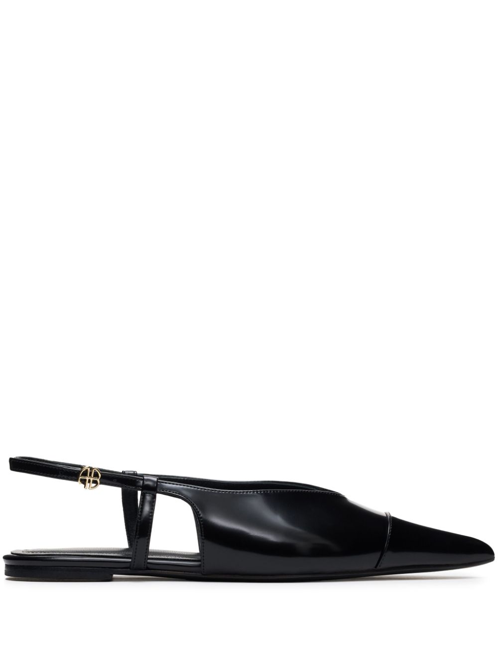 ANINE BING Elena ballerina shoes - Black von ANINE BING