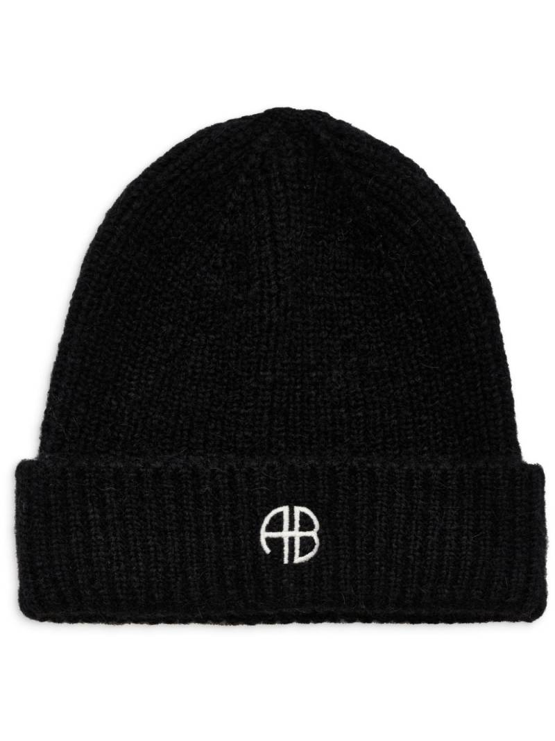 ANINE BING Elia beanie - Black von ANINE BING