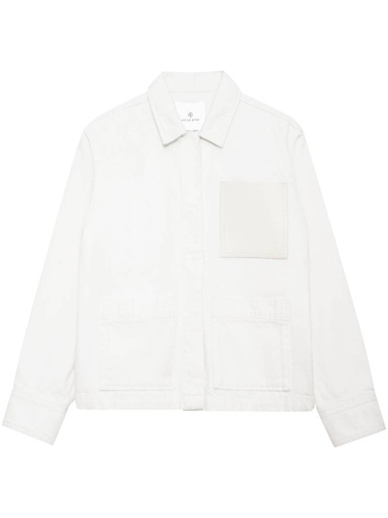 ANINE BING Jake utility jacket - White von ANINE BING