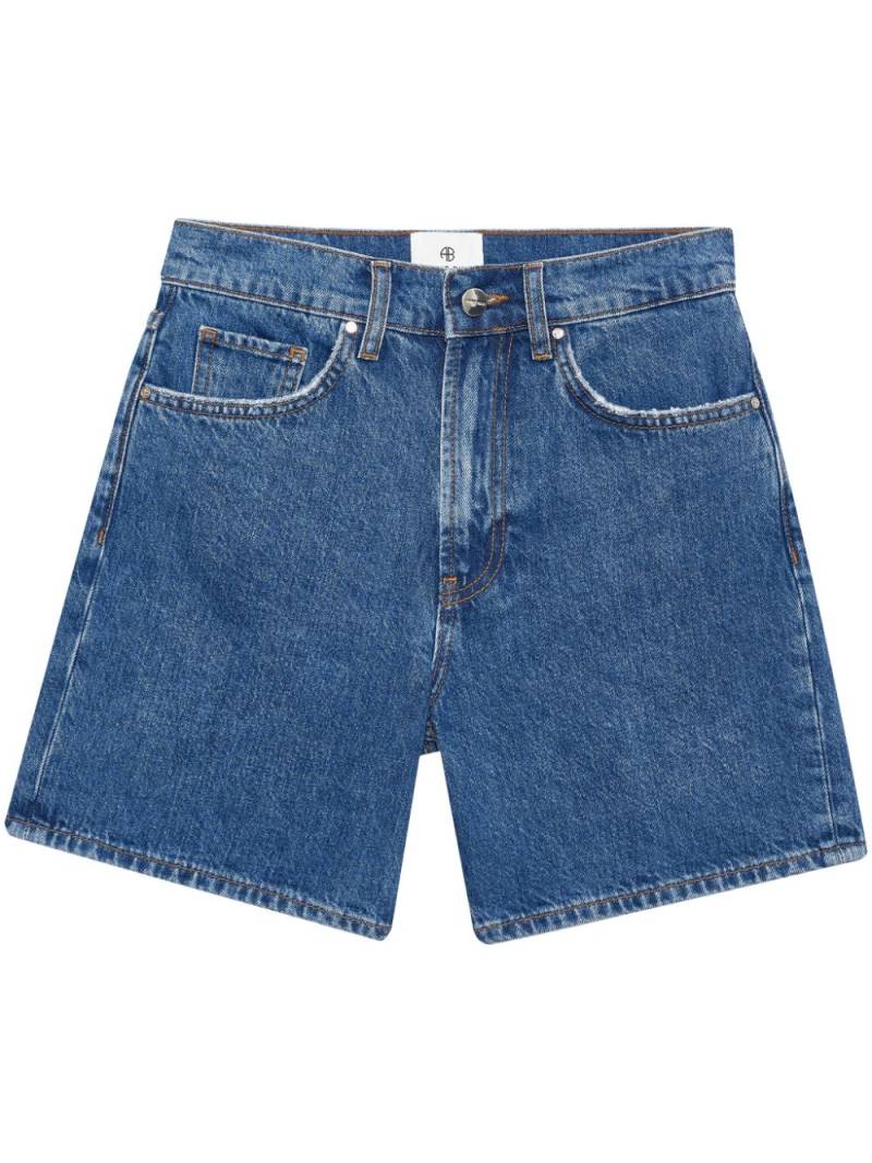 ANINE BING Kat denim shorts - Blue von ANINE BING