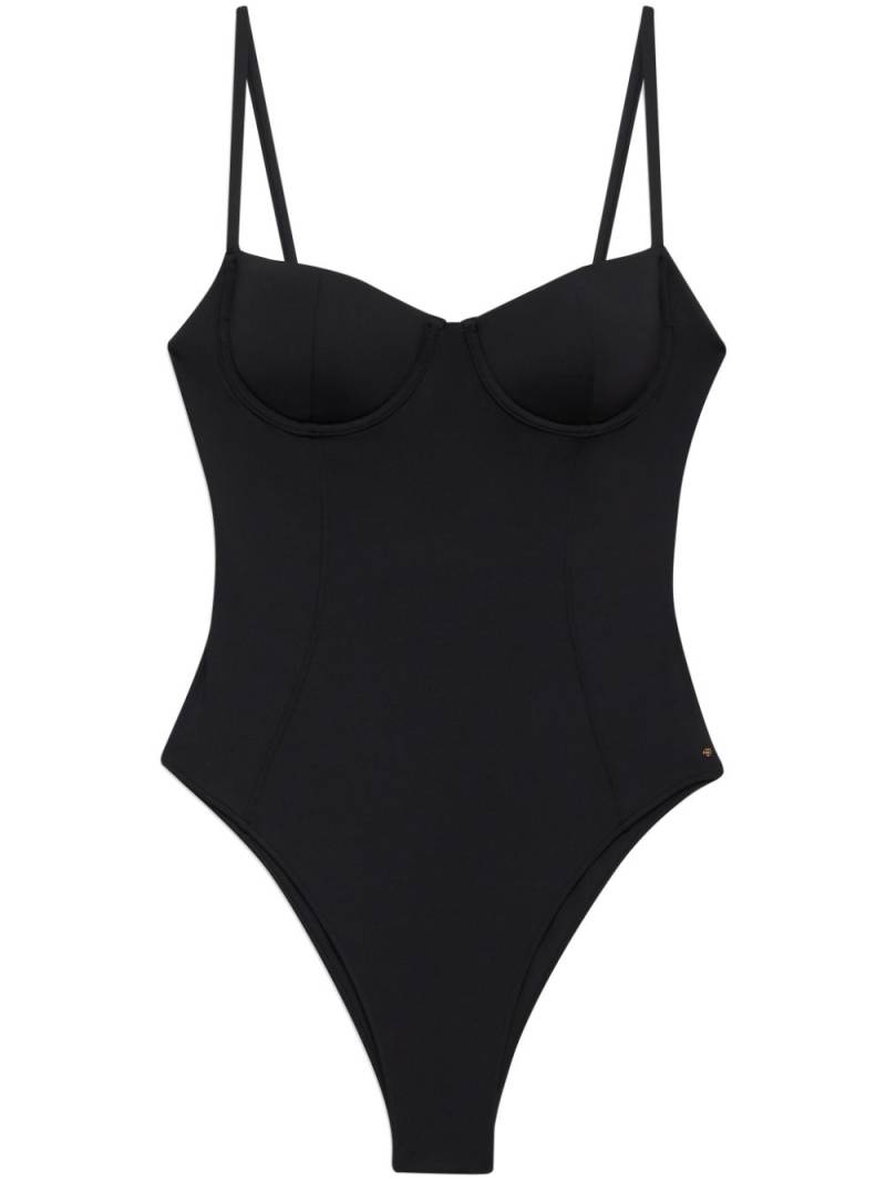 ANINE BING Kyler pull-on swimsuit - Black von ANINE BING