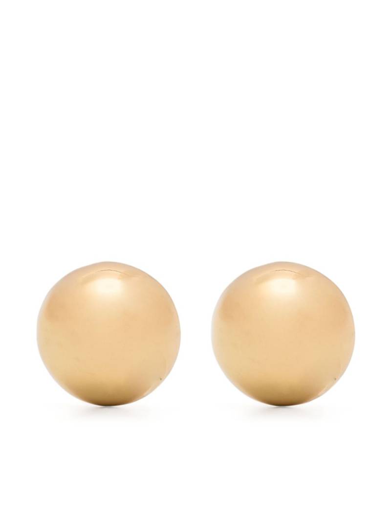 ANINE BING Large Dome earrings - Gold von ANINE BING