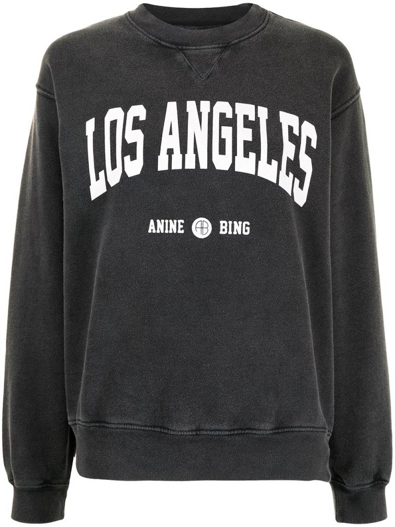 ANINE BING Ramona University Los Angeles sweatshirt - Grey von ANINE BING