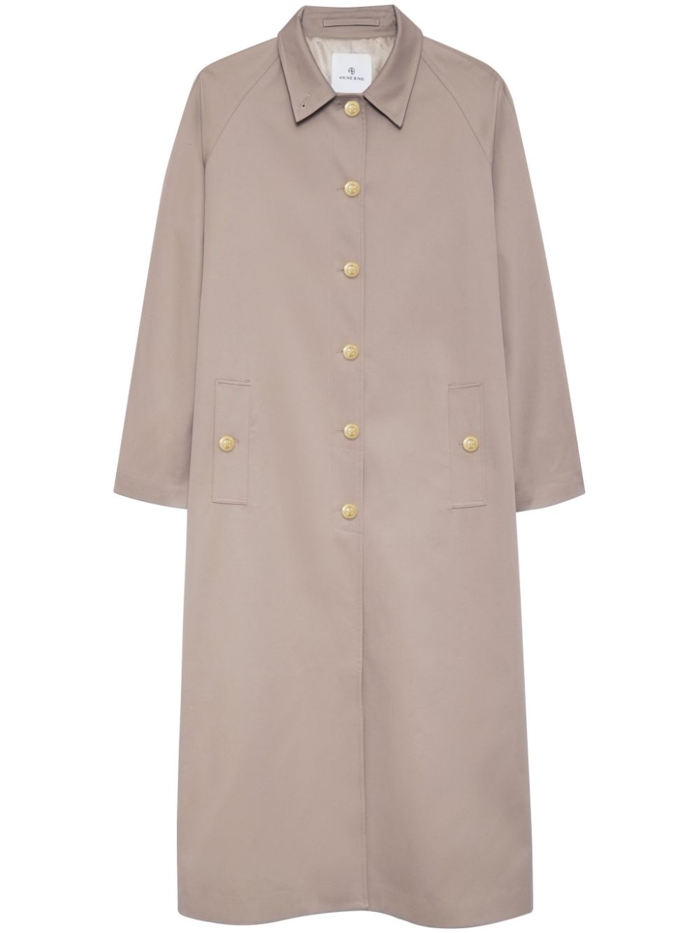 ANINE BING Randy classic-collar trench coat - Neutrals von ANINE BING