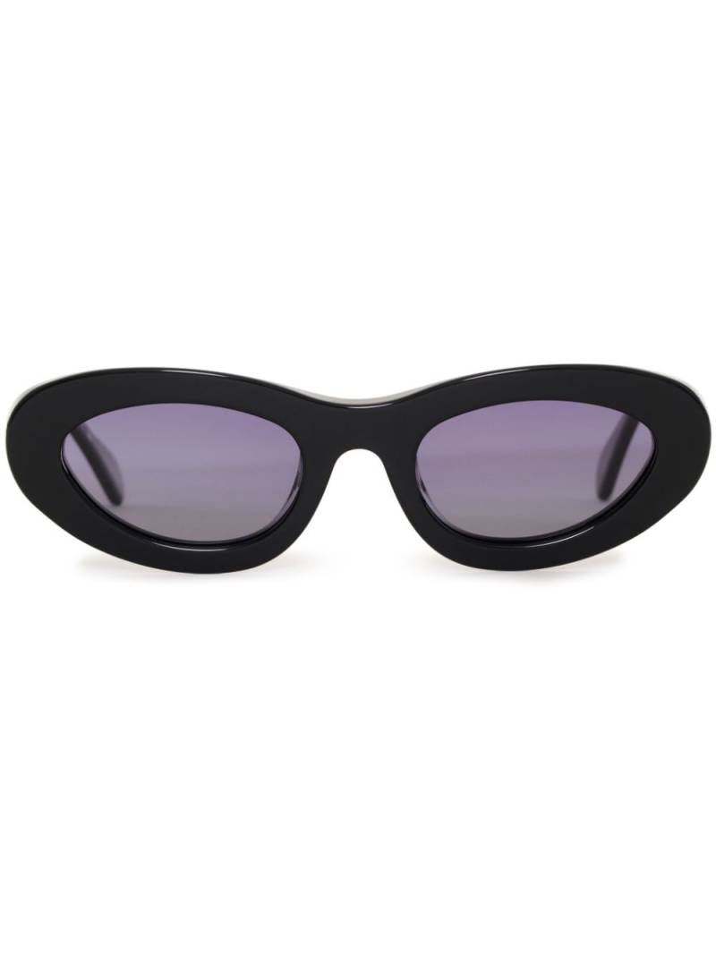 ANINE BING Roma cat-eye frame sunglasses - Black von ANINE BING