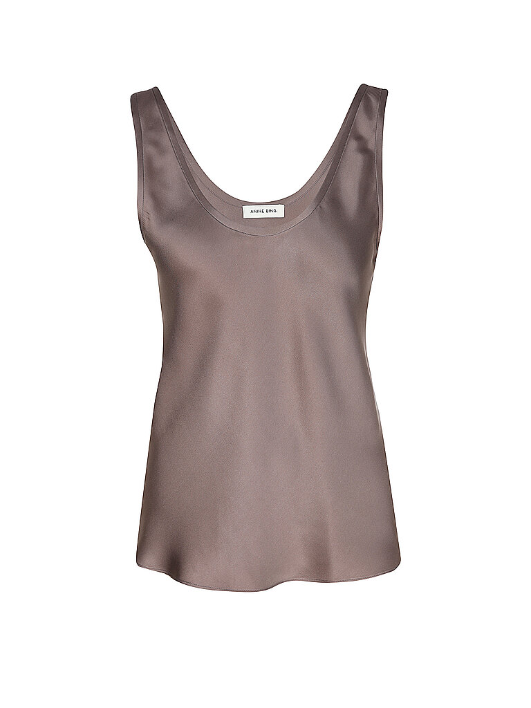 ANINE BING Seidentop LEA braun | L ANINE BING Seidentop LEA braun | L von ANINE BING