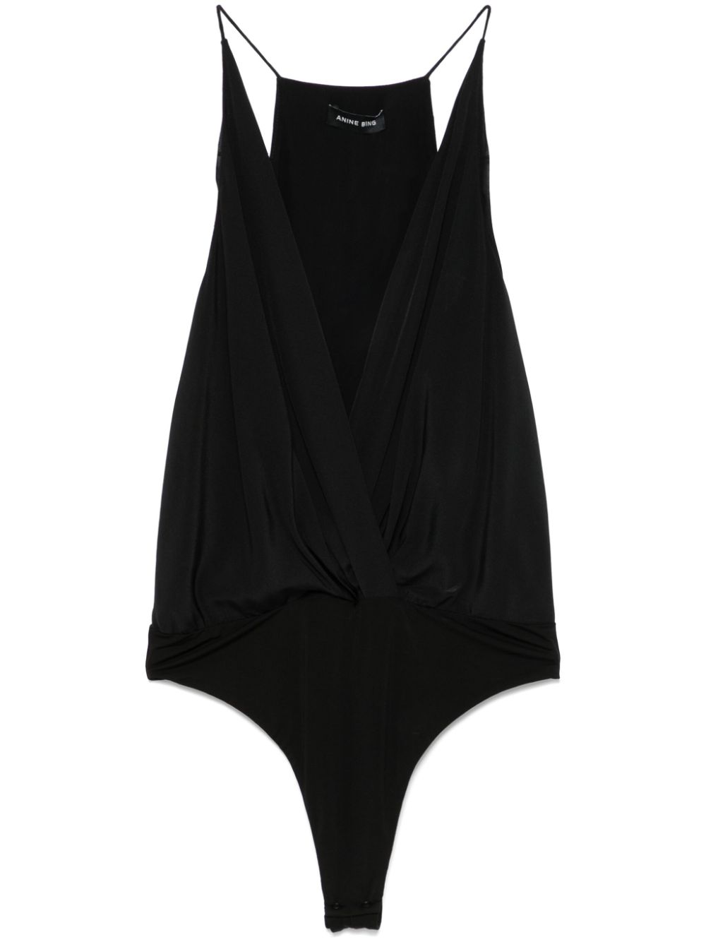 ANINE BING Shiloh bodysuit - Black von ANINE BING