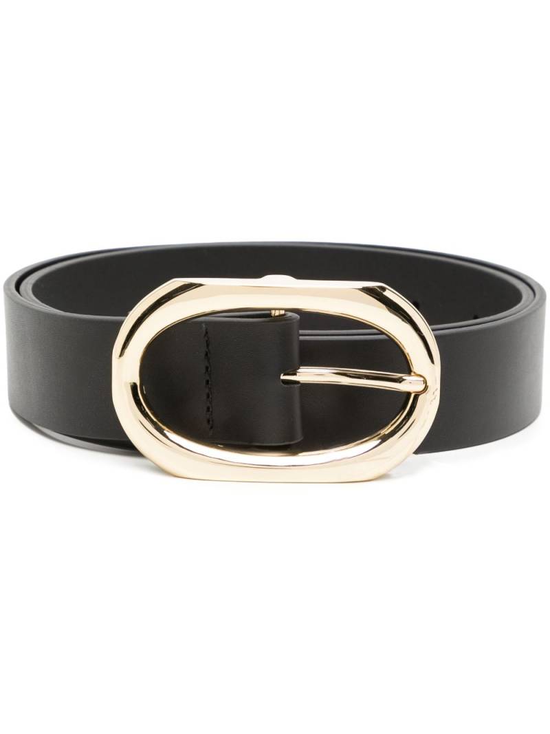 ANINE BING Signature Link calf-leather belt - Black von ANINE BING