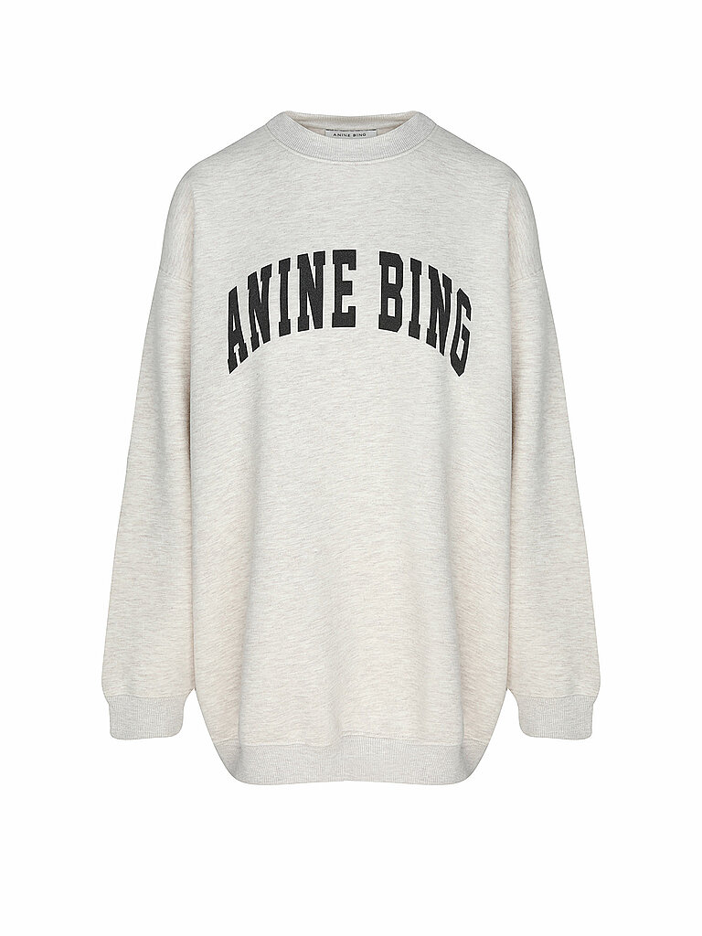 ANINE BING Sweatshirt TYLER hellgrau | L von ANINE BING