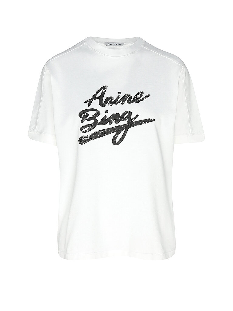 ANINE BING T-Shirt JAYLIN weiss | XS von ANINE BING