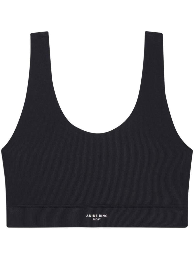 ANINE BING Yves sports bra - Black von ANINE BING