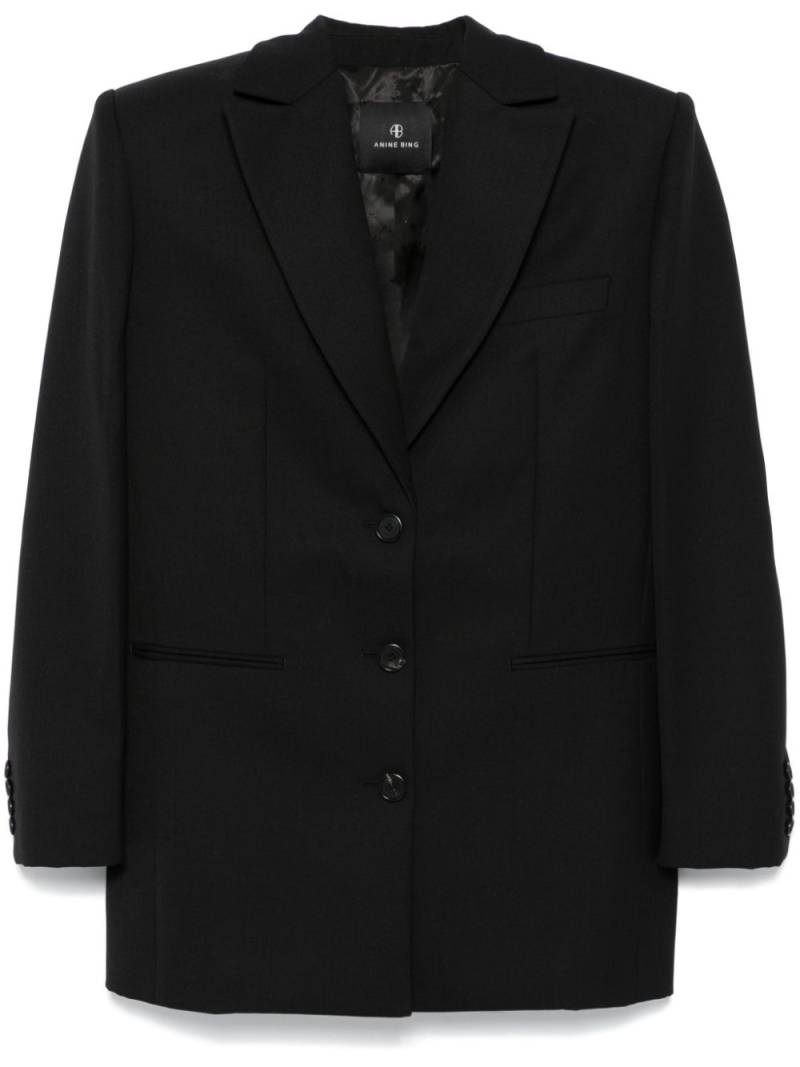 ANINE BING single-breasted blazer - Black von ANINE BING