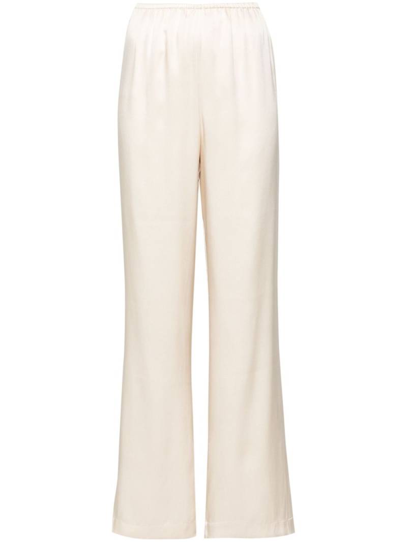 ANINE BING straight-leg silk trousers - Neutrals von ANINE BING