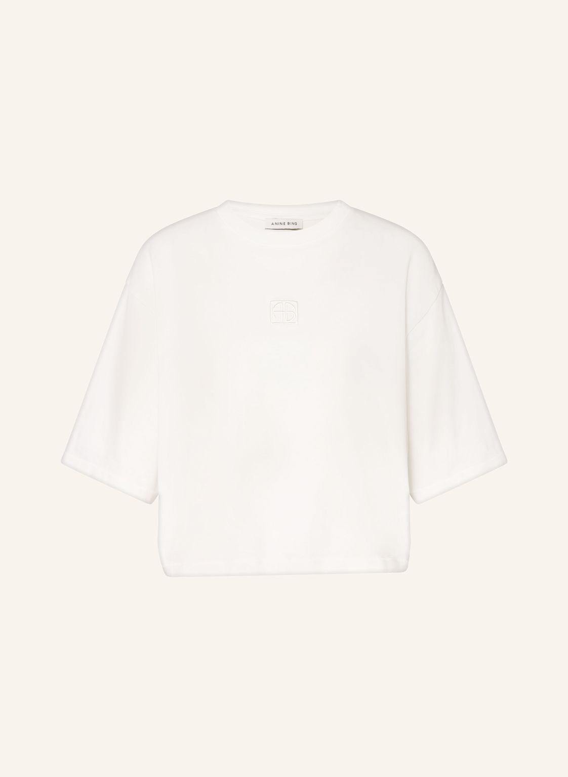 Anine Bing Cropped-Shirt Myers weiss Anine Bing Cropped-Shirt Myers weiss von ANINE BING