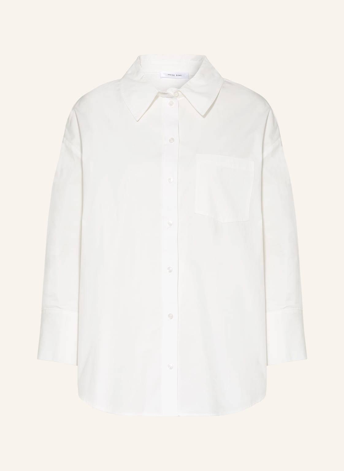 Anine Bing Hemdbluse Mika weiss Anine Bing Hemdbluse Mika weiss von ANINE BING