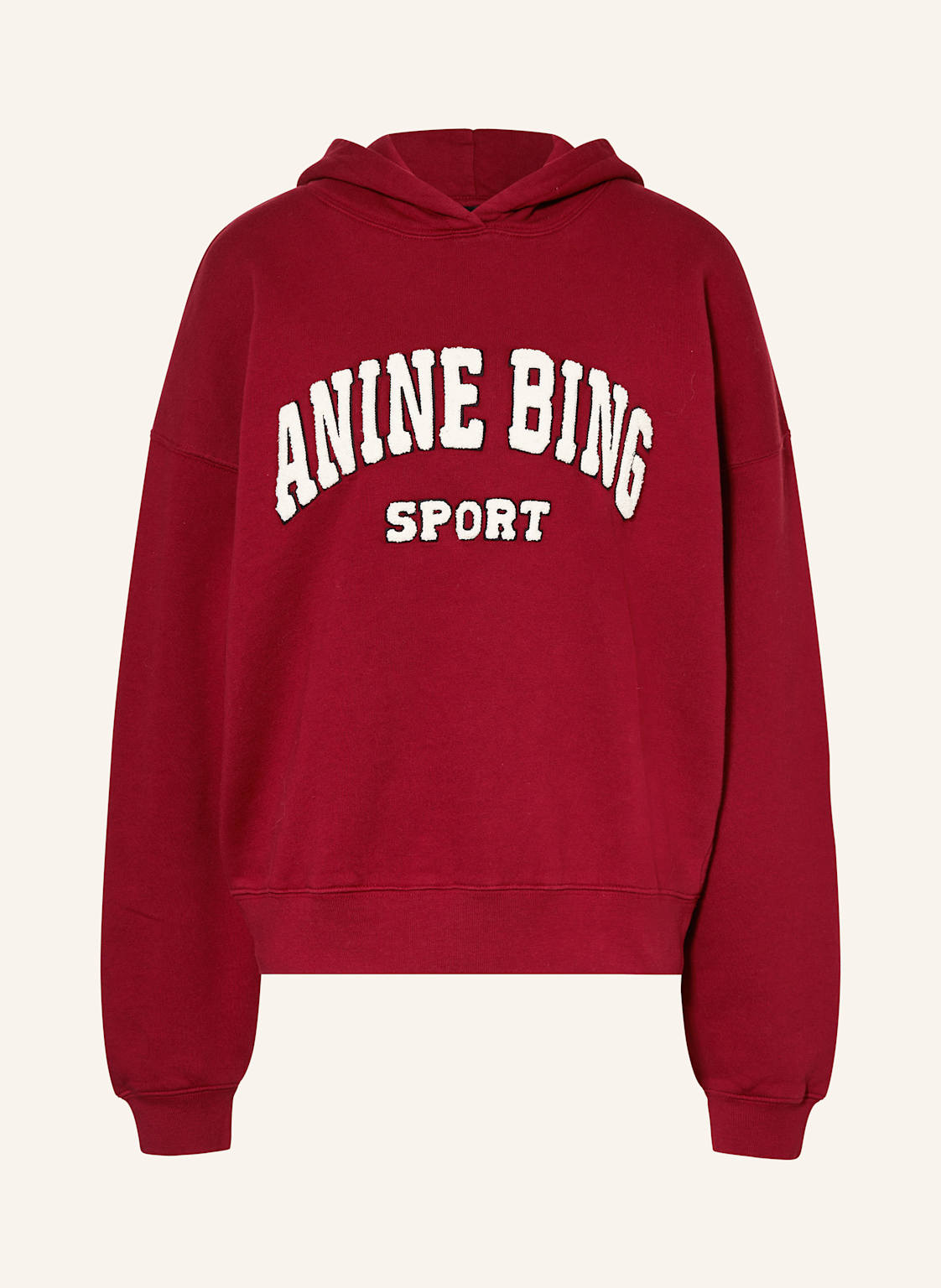 Anine Bing Hoodie Alec rot von ANINE BING