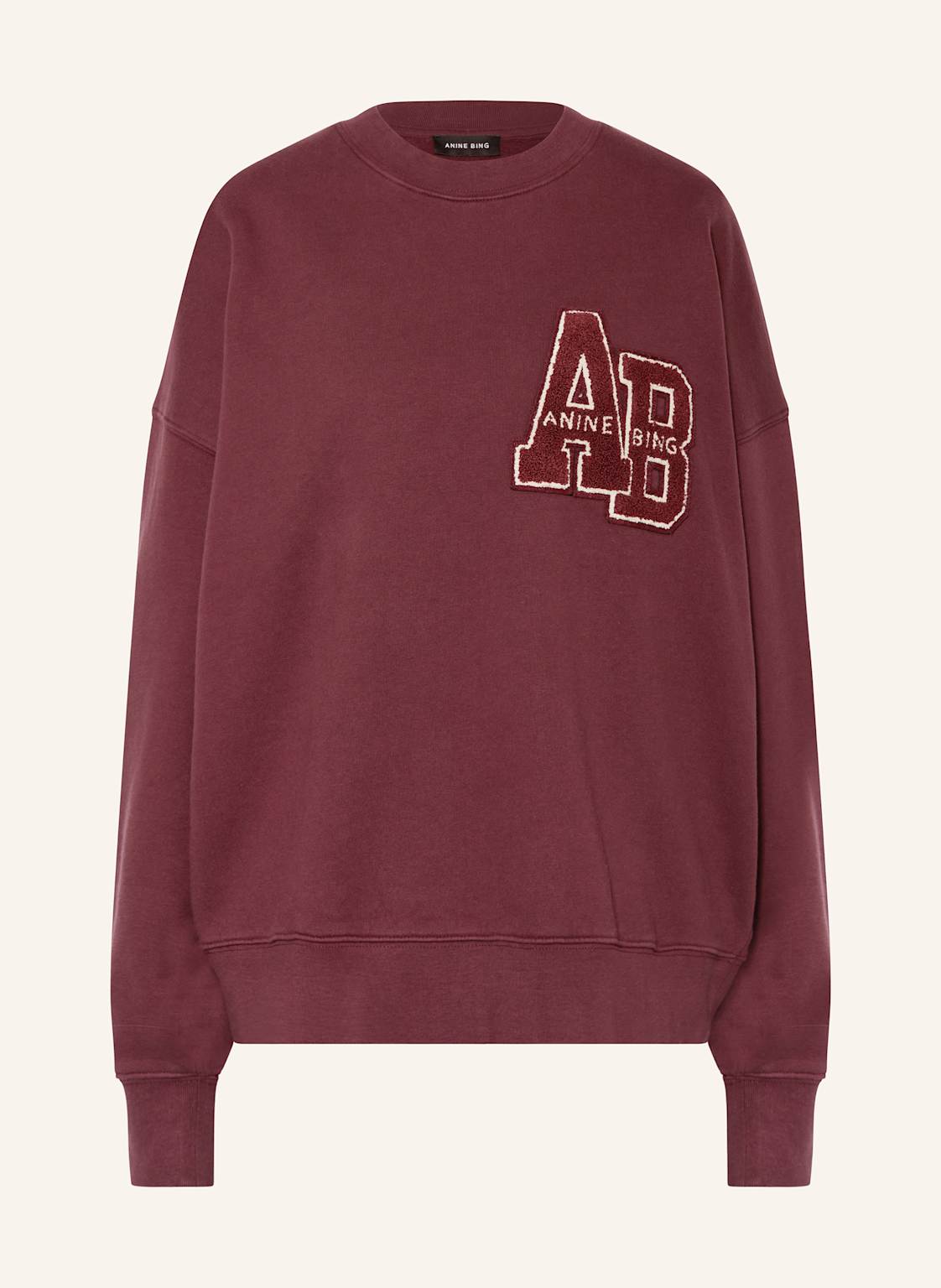 Anine Bing Oversized-Sweatshirt Miles rot Anine Bing Oversized-Sweatshirt Miles rot von ANINE BING