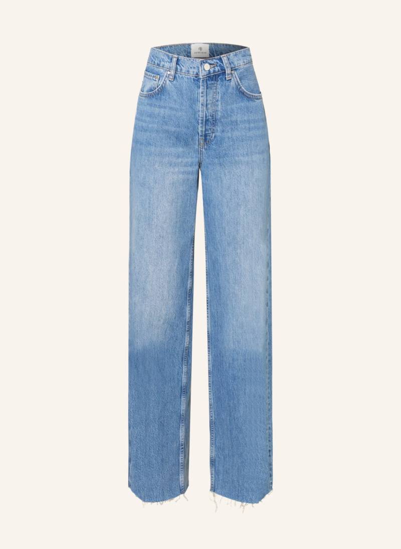 Anine Bing Straight Jeans Hugh blau von ANINE BING