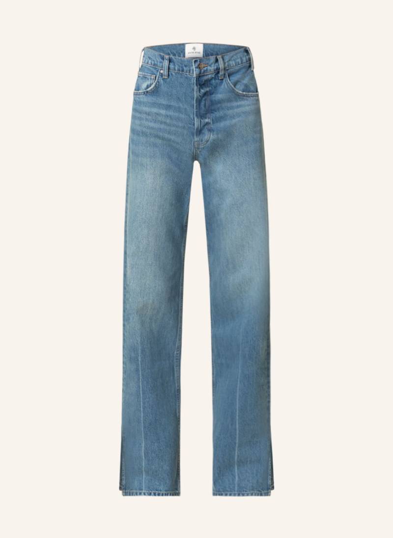 Anine Bing Straight Jeans Roy blau von ANINE BING